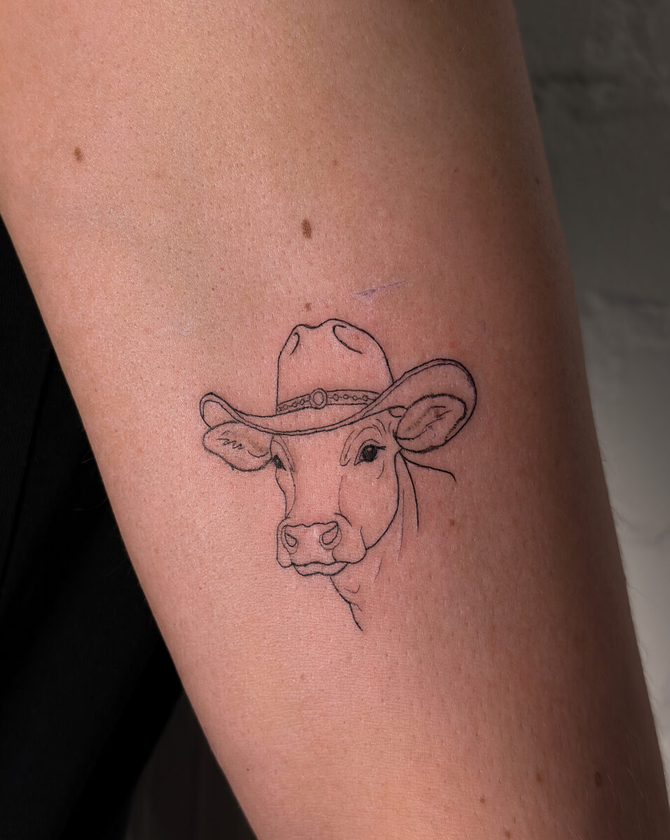 Cowboy Cow – Noir Ink by J